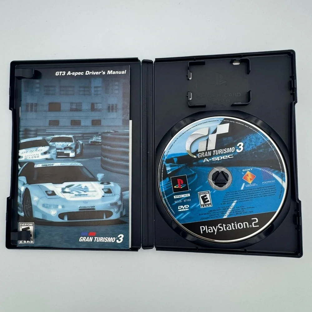 Gran Turismo 3 A-Spec‎ PS2 Complete CIB Tested Working PlayStation 2